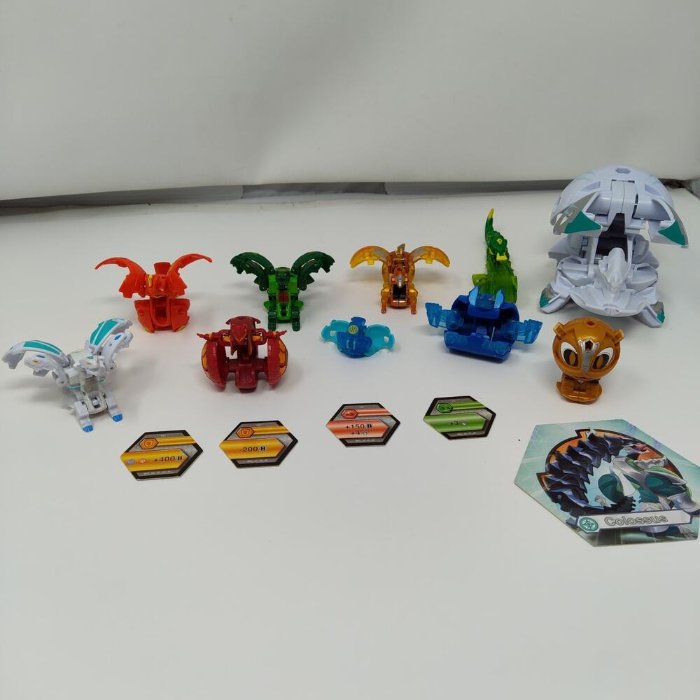 BAKUGAN Battle Brawlers Figure Mixed Lot of 10 (2 Metal)